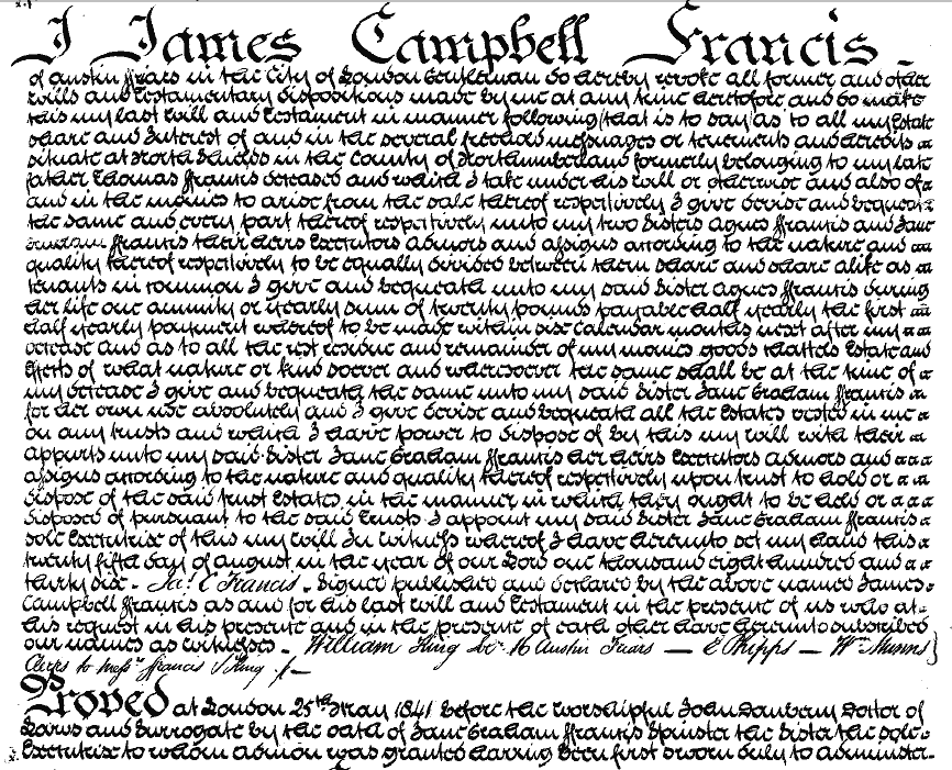 Will of John Haddesly, Clerk of Salisbury, Wiltshire Will of John Haddesly, Clerk of Salisbury, Wiltshire