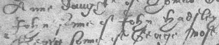 John Haddesley baptism, Much Hadham, 1624 John Haddesley baptism, Much Hadham, 1624